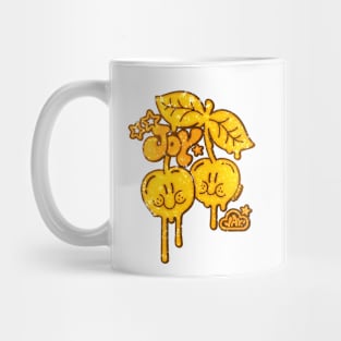 Joy Cherries - Golden Yellow Mug